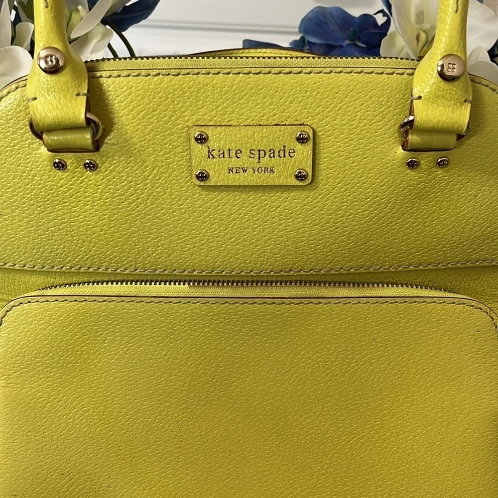 Kate Spade Wellesley Maeda Satchel, Sultan Yellow, Vintage